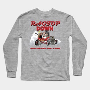 Ragtop Down - Band Logo (Red Text) Long Sleeve T-Shirt